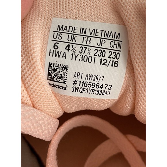 Adidas Womens Shoes Size 6 All Pink Neo Cloudfoam Sneakers Lace Up Running Shoe - Picture 9 of 9